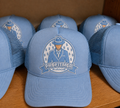 ProfitMCR Ice Blue Embroidered Trucker Cap