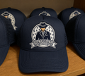 ProfitMCR Navy Blue Embroidered Trucker Cap