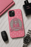ProfitMCR Salmon Pink Embroidered “Boss Lady” Phone Case